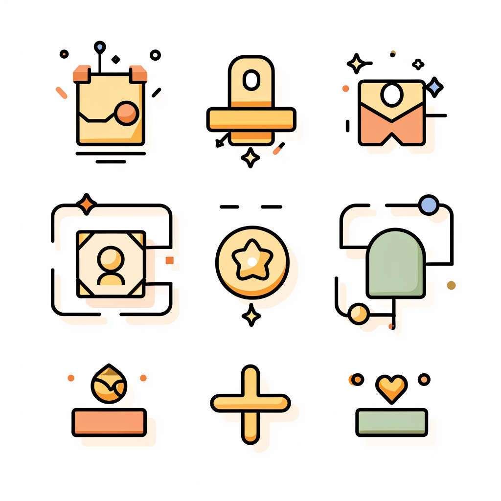 Loyalty Points Reward System Icons