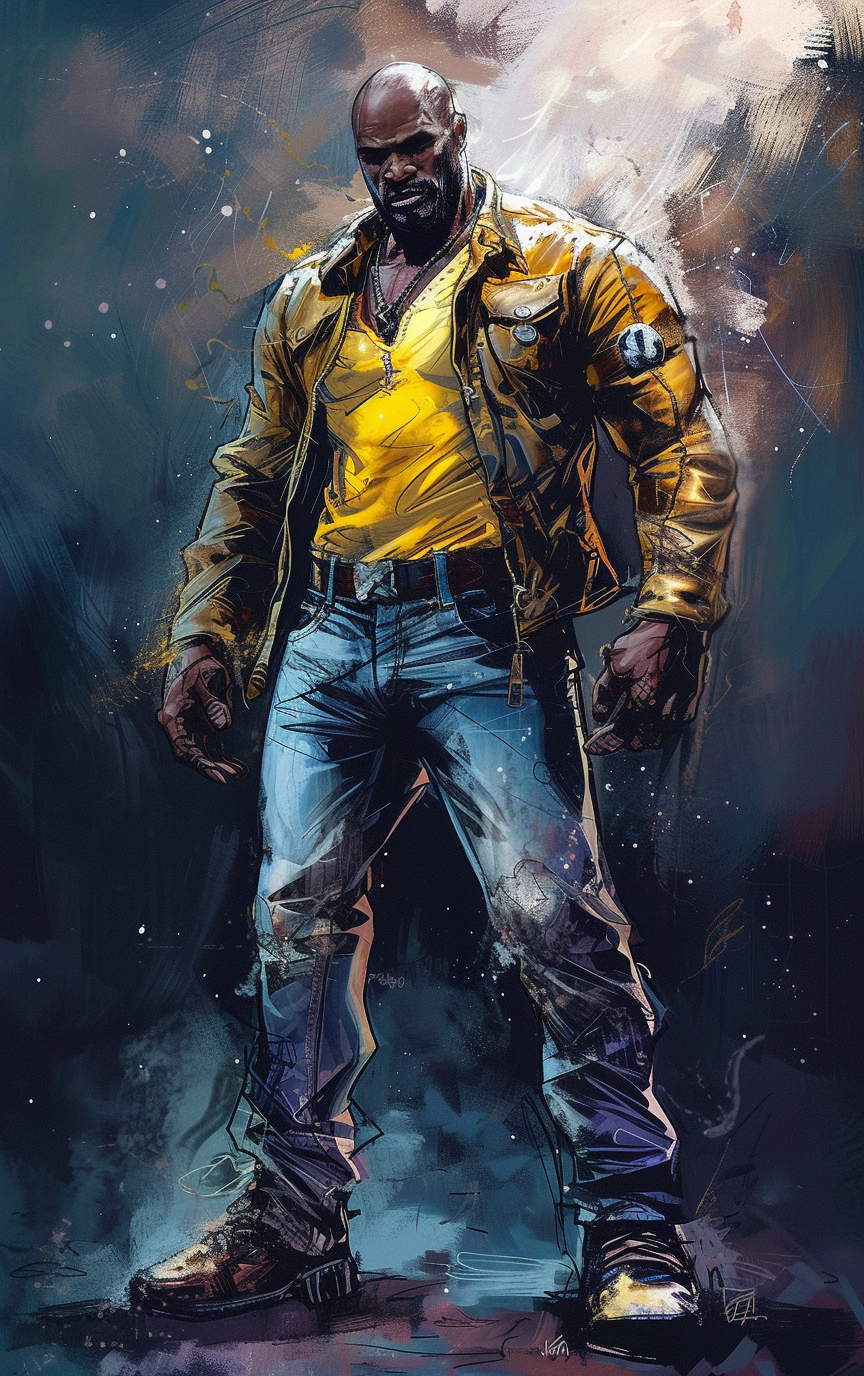 Luke Cage Mecha Jim Lee Style