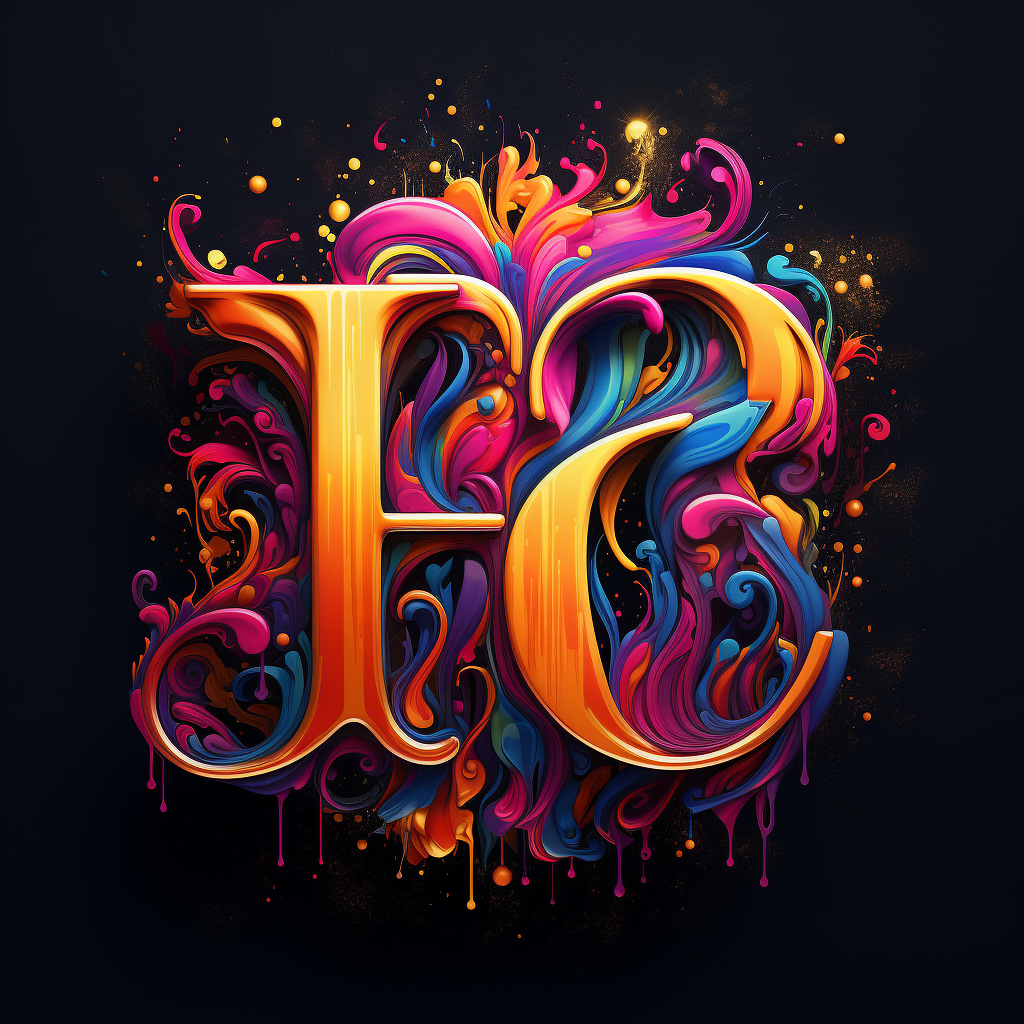 Luxury lettering with the word  holi