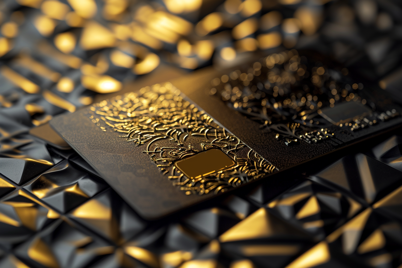 Luxury credit card design concept