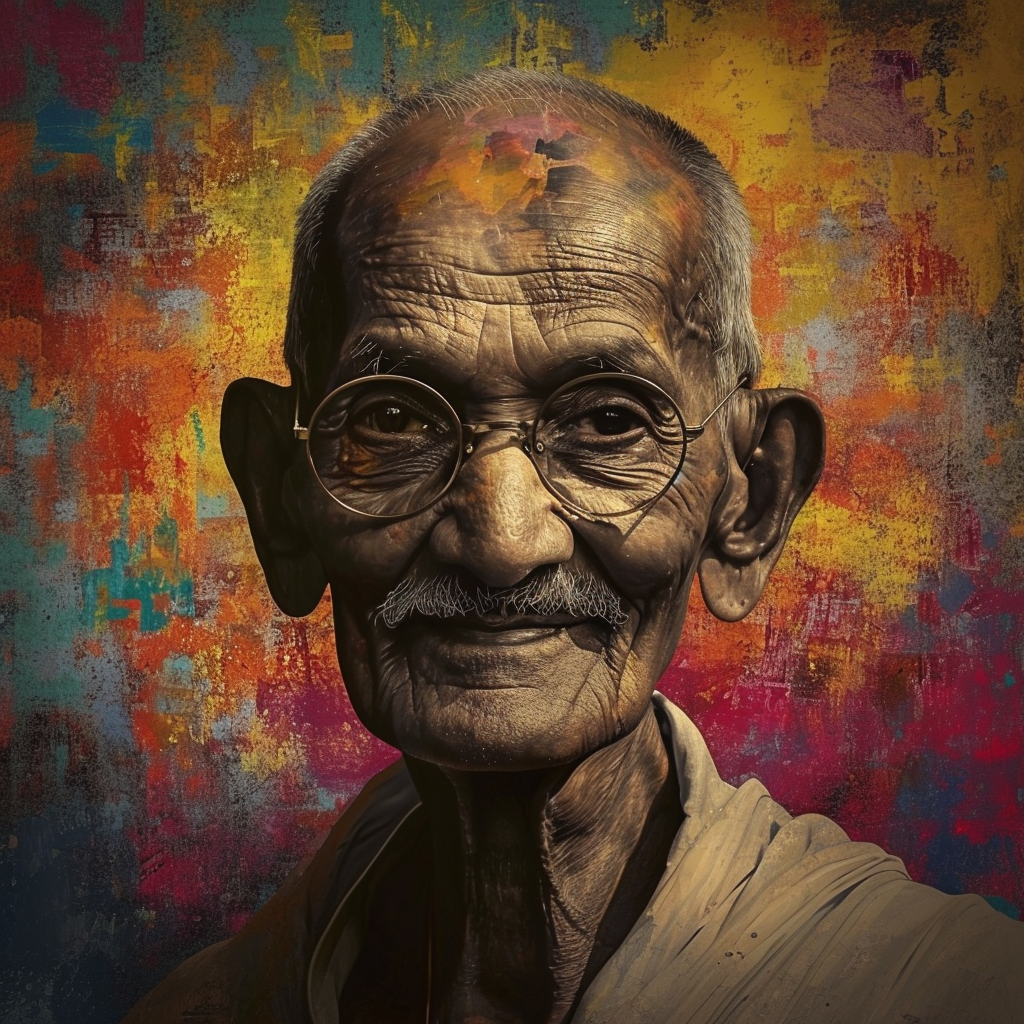 Mahatma Gandhi in high quality