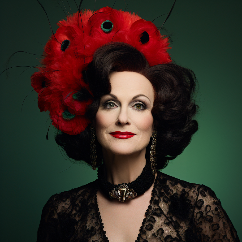 Megan Mullally as Mame Dennis, the socialite