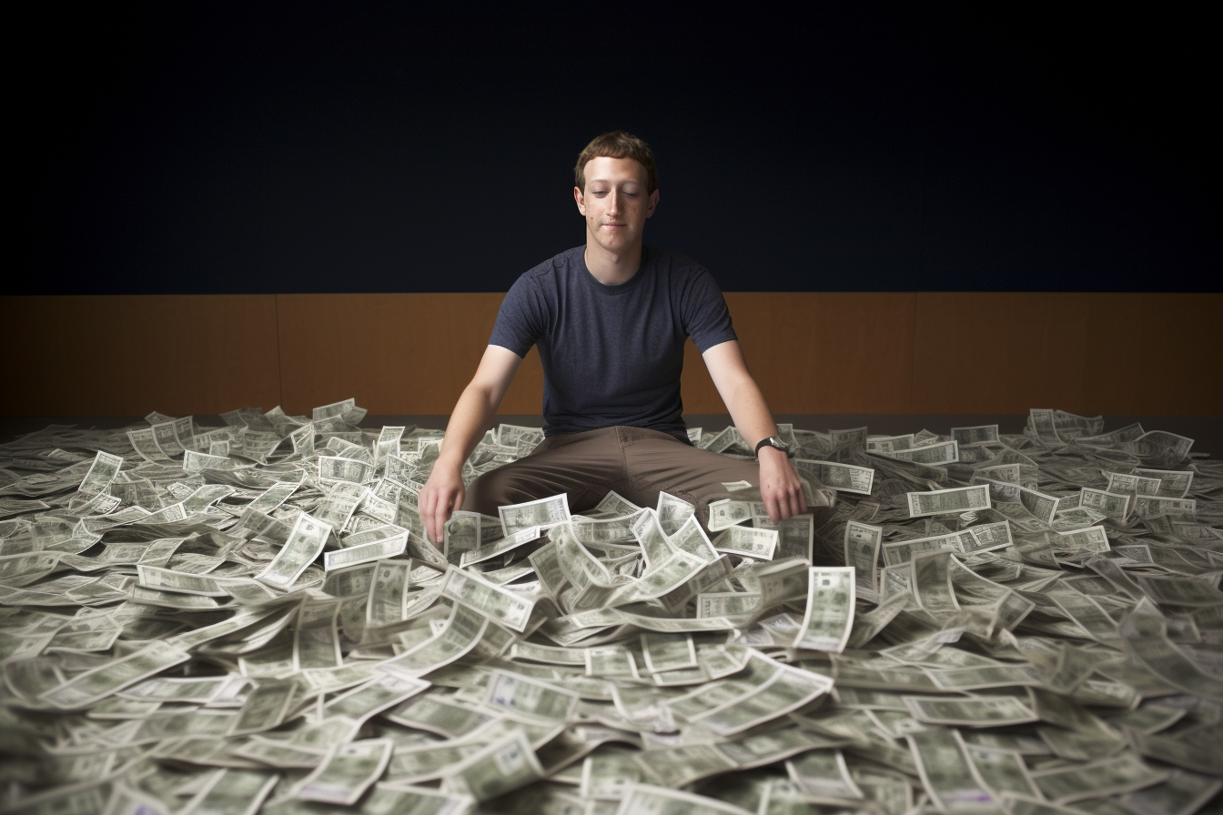 Mark Zuckerberg spreading money