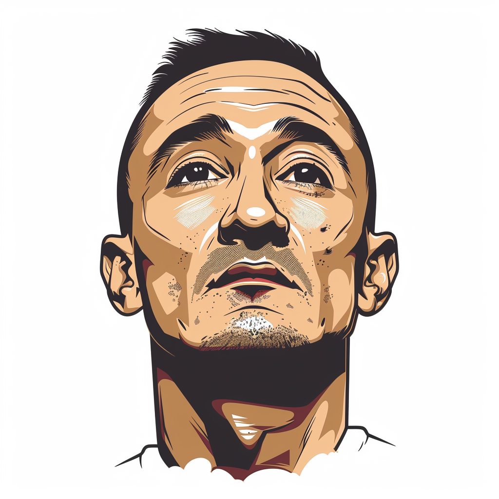 Max Holloway Head Icon Cartoon