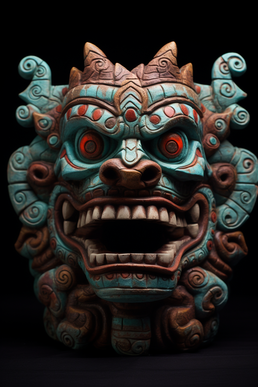 Ancient Mayan Naga Serpent