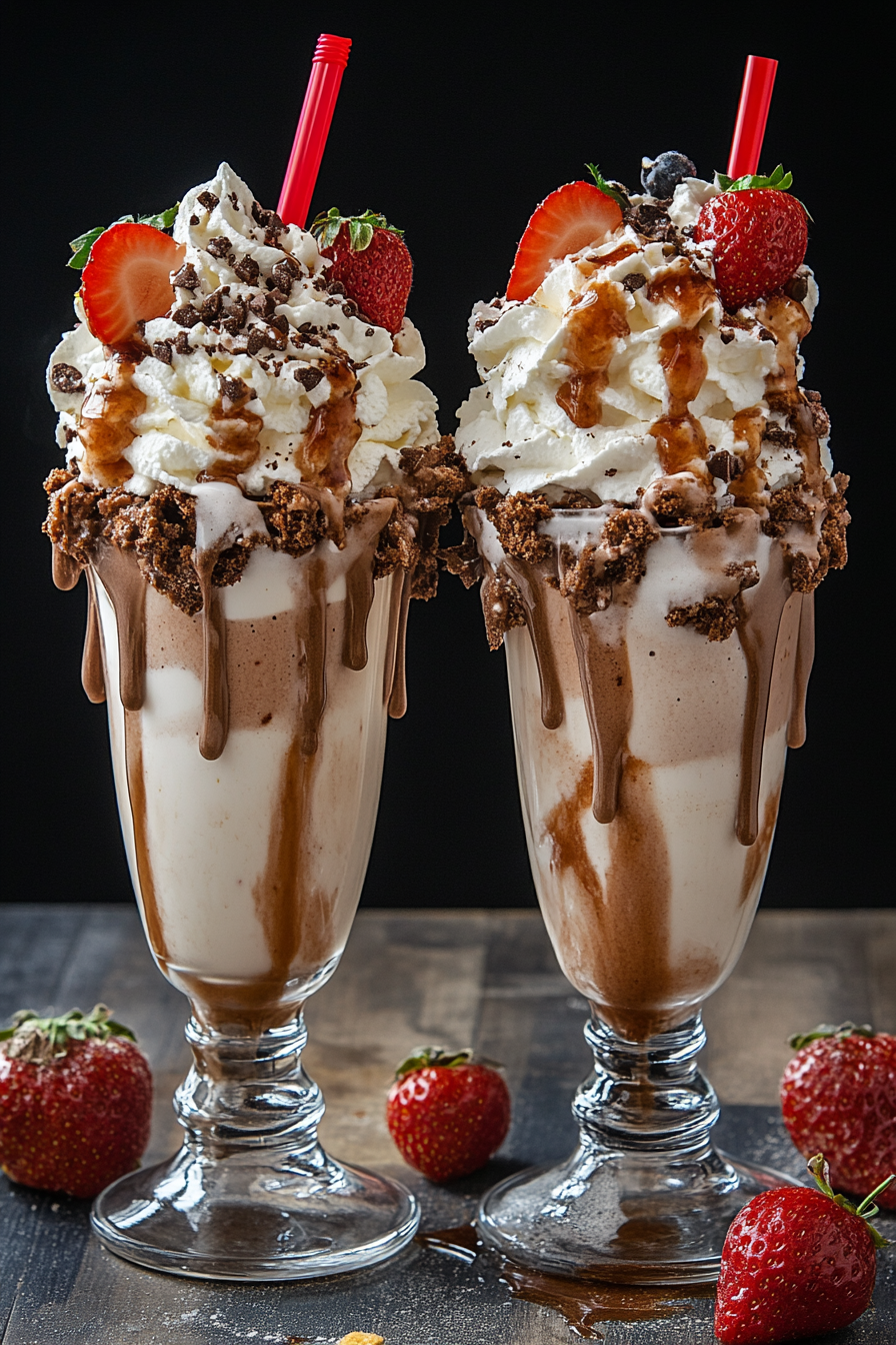 Milkshake Spots Cookbook Background