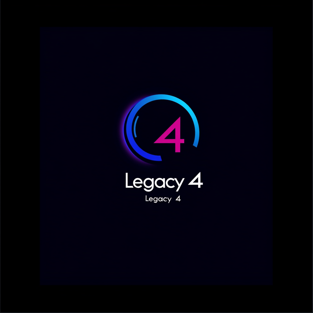 Legacy 4 Software Logo Minimalistic