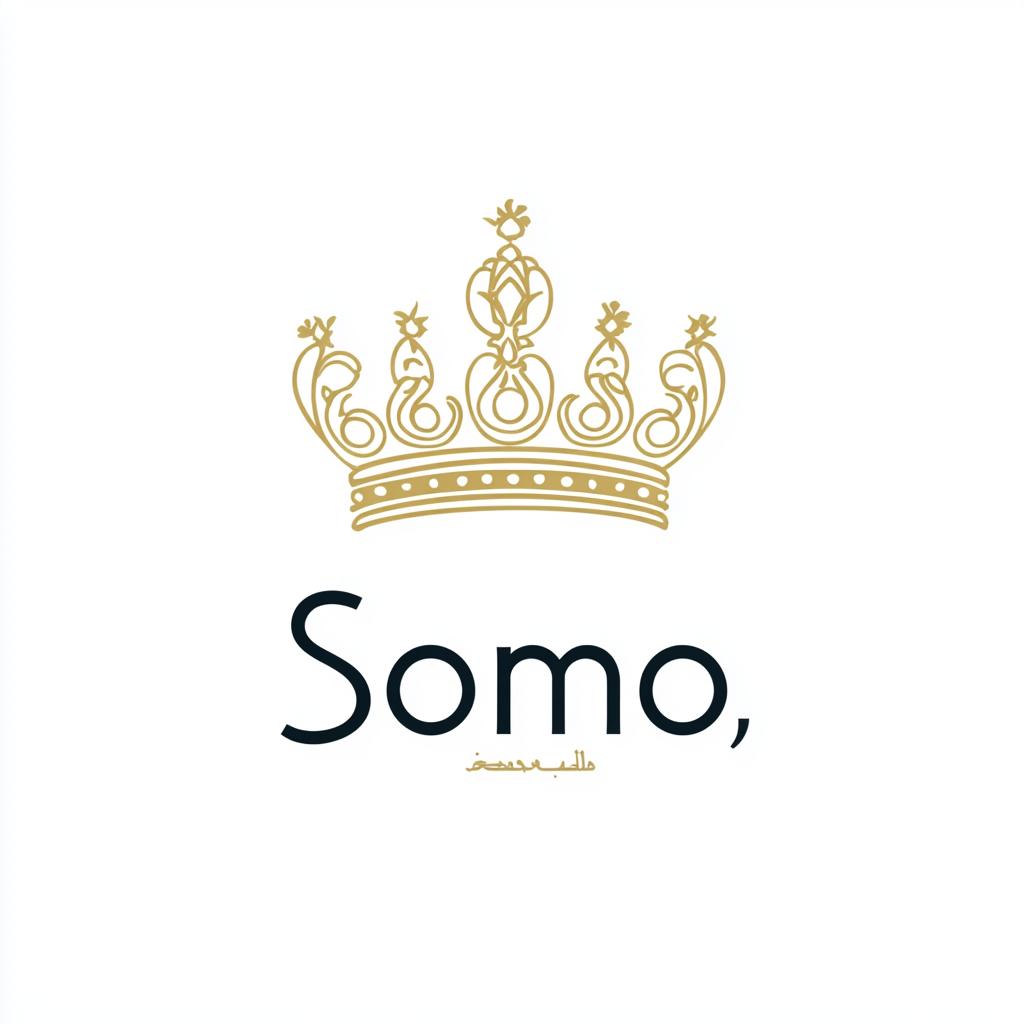 Elegant Somo Crown Logo Icon