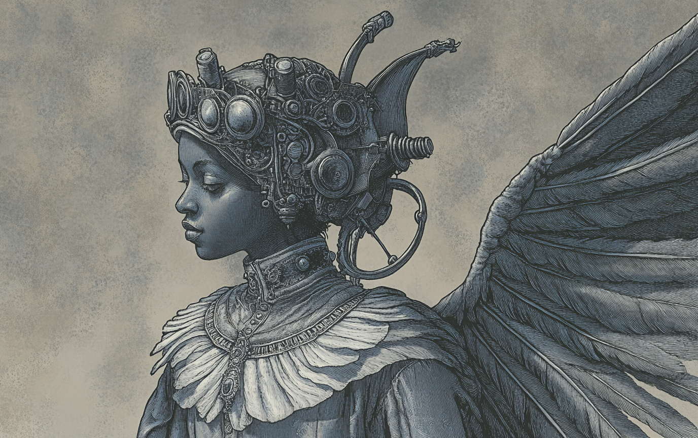 African American Steam Punk Wings