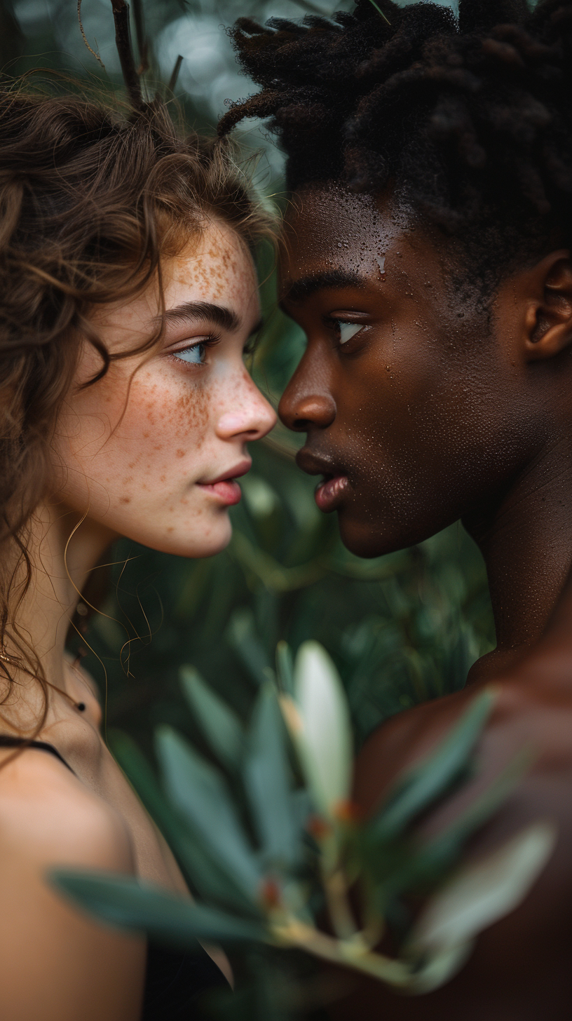 Black man white woman love