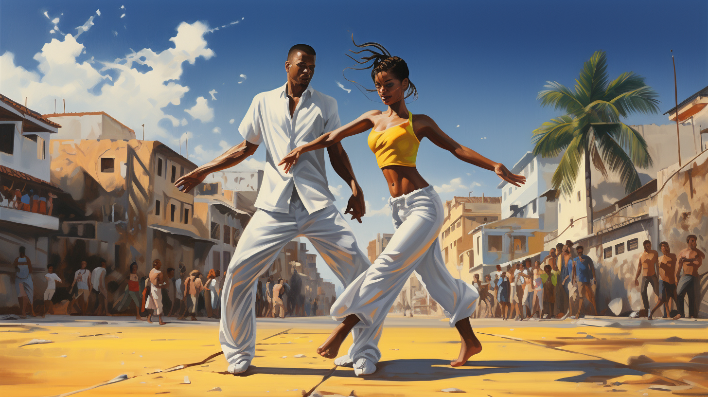 4. Active Capoeira Dance Image