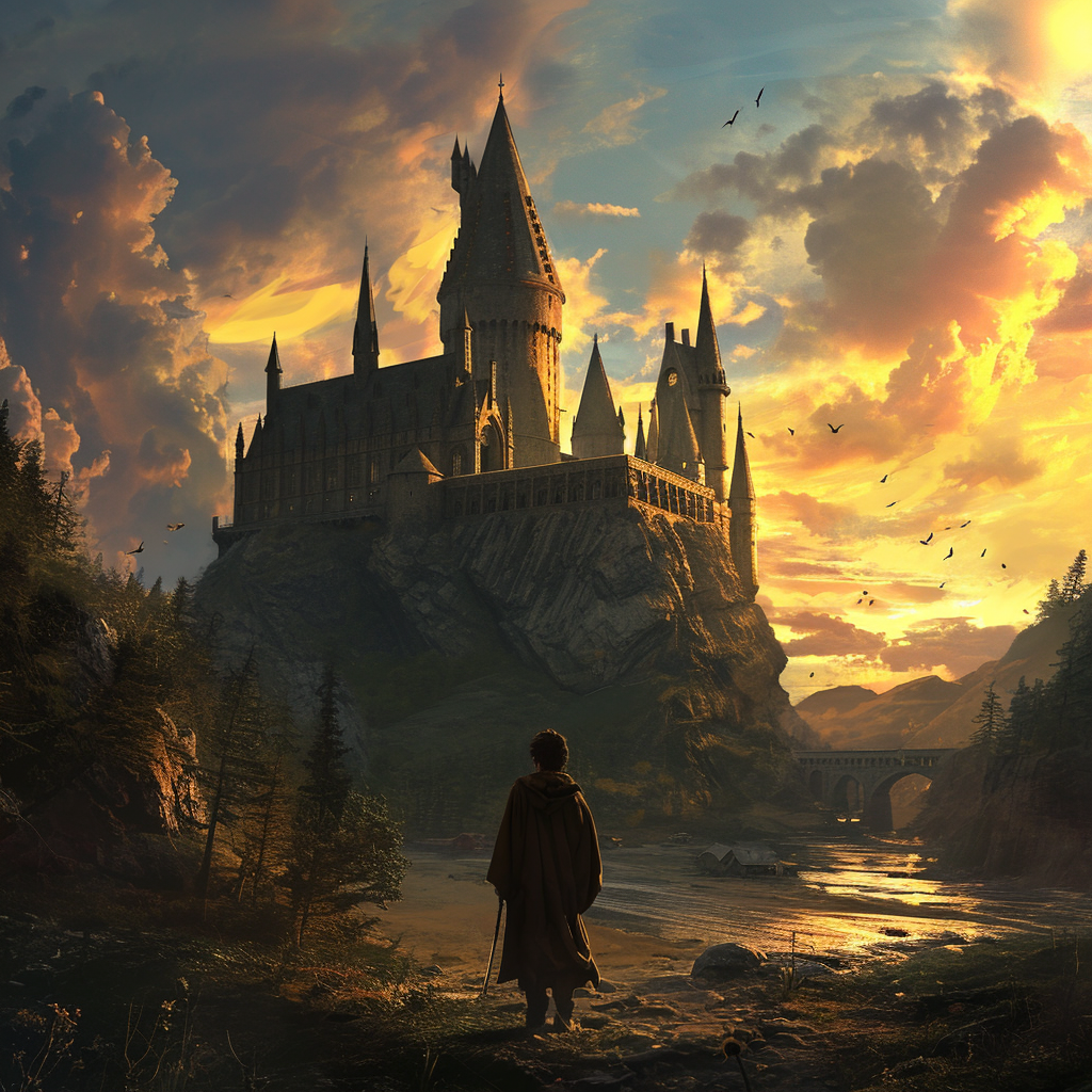 4. Image depicting the mission to rebuild Hogwarts