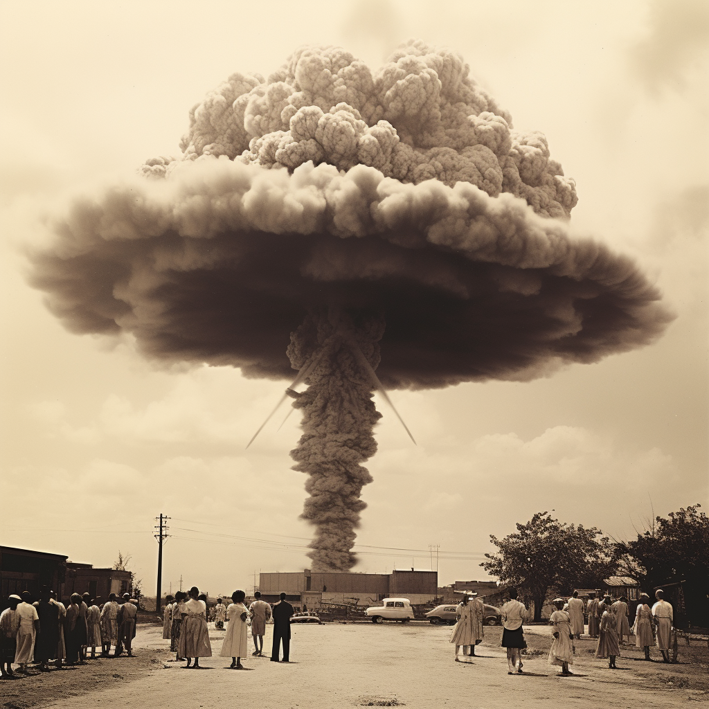 Vintage 1950s Nukekubi Photograph