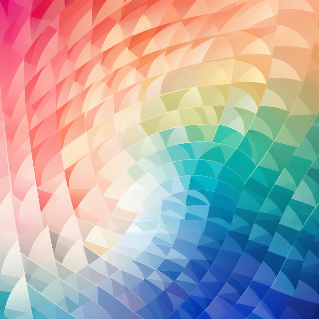 Colorful gradient vector art