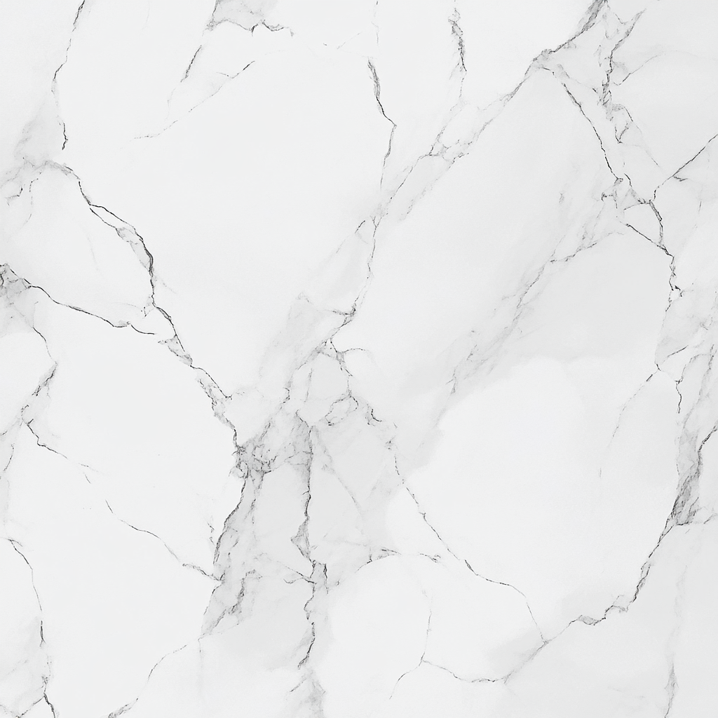 Clean, subtle marble background with white and gray veins.