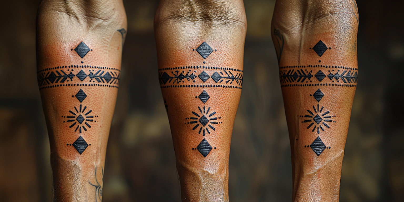 Kenyan-inspired Armband Tattoo Design