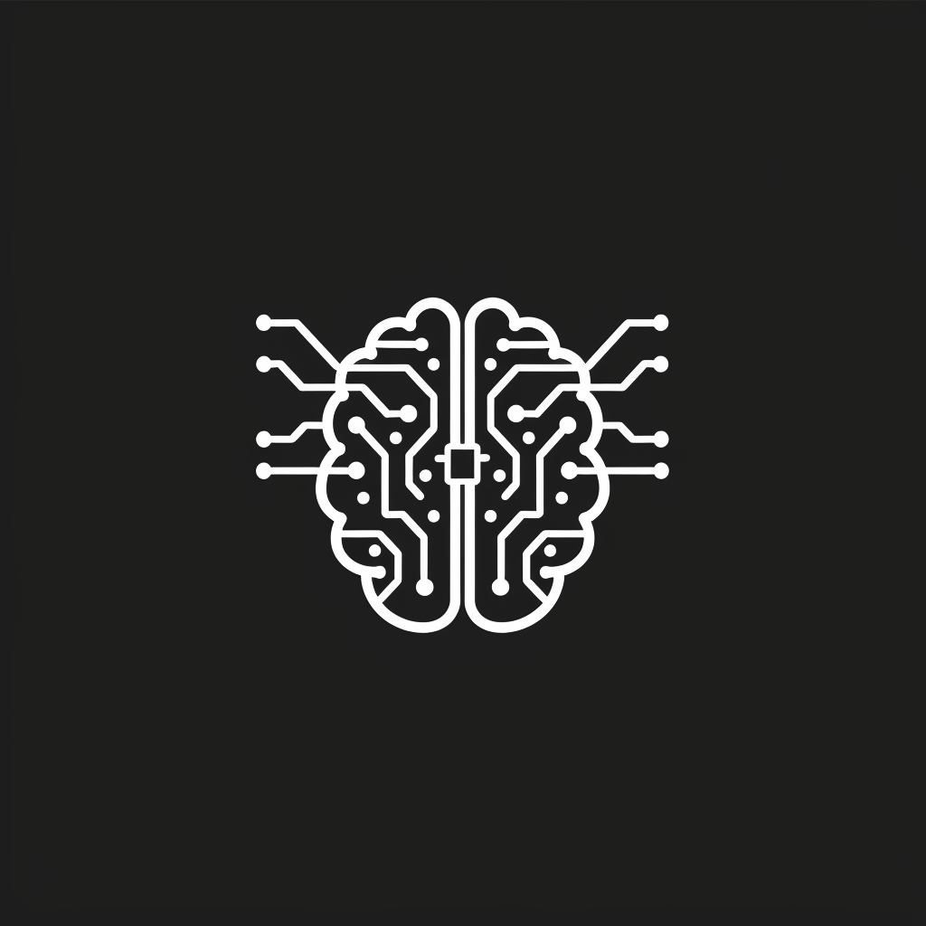 Logo design for Multi-Tech Media: brain, circuit board, modern font.