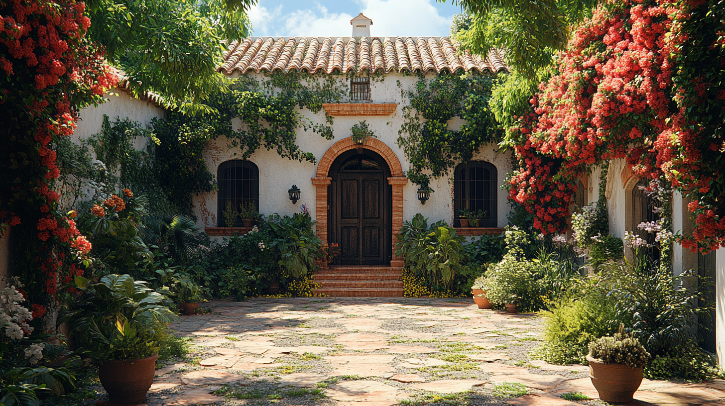 Small Mediterranean House photo taken with professional camera lenses.