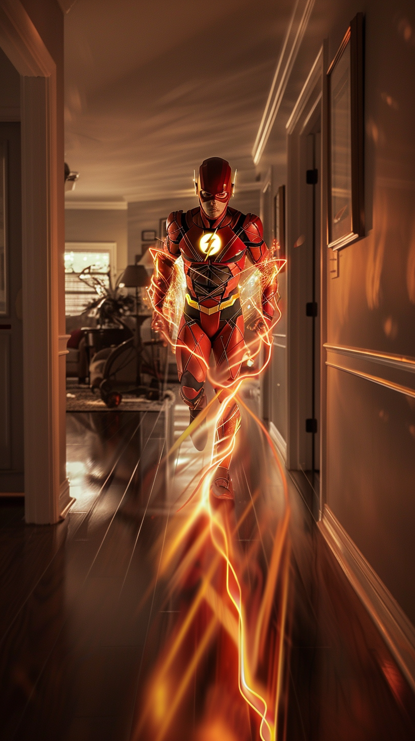 Superhuman Speed: Flash Dashing Through Domestic Setting