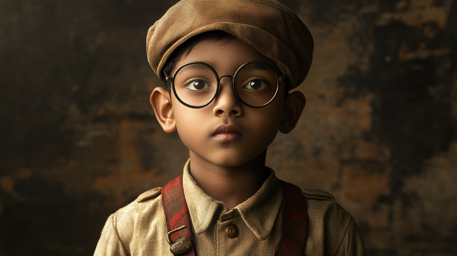 Young Netaji, born January 23, 1897 in Cuttack, Odisha.