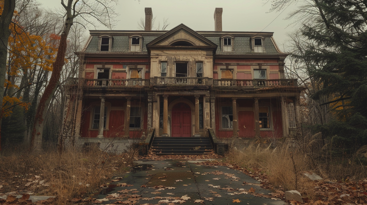 Haunting Abandoned Mansion Ephemeral Nature