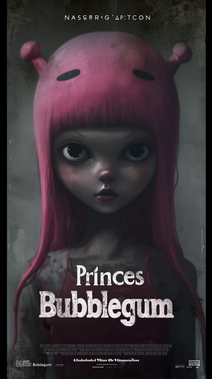 Princess Bubblegum Biopic Adventure Time Poster