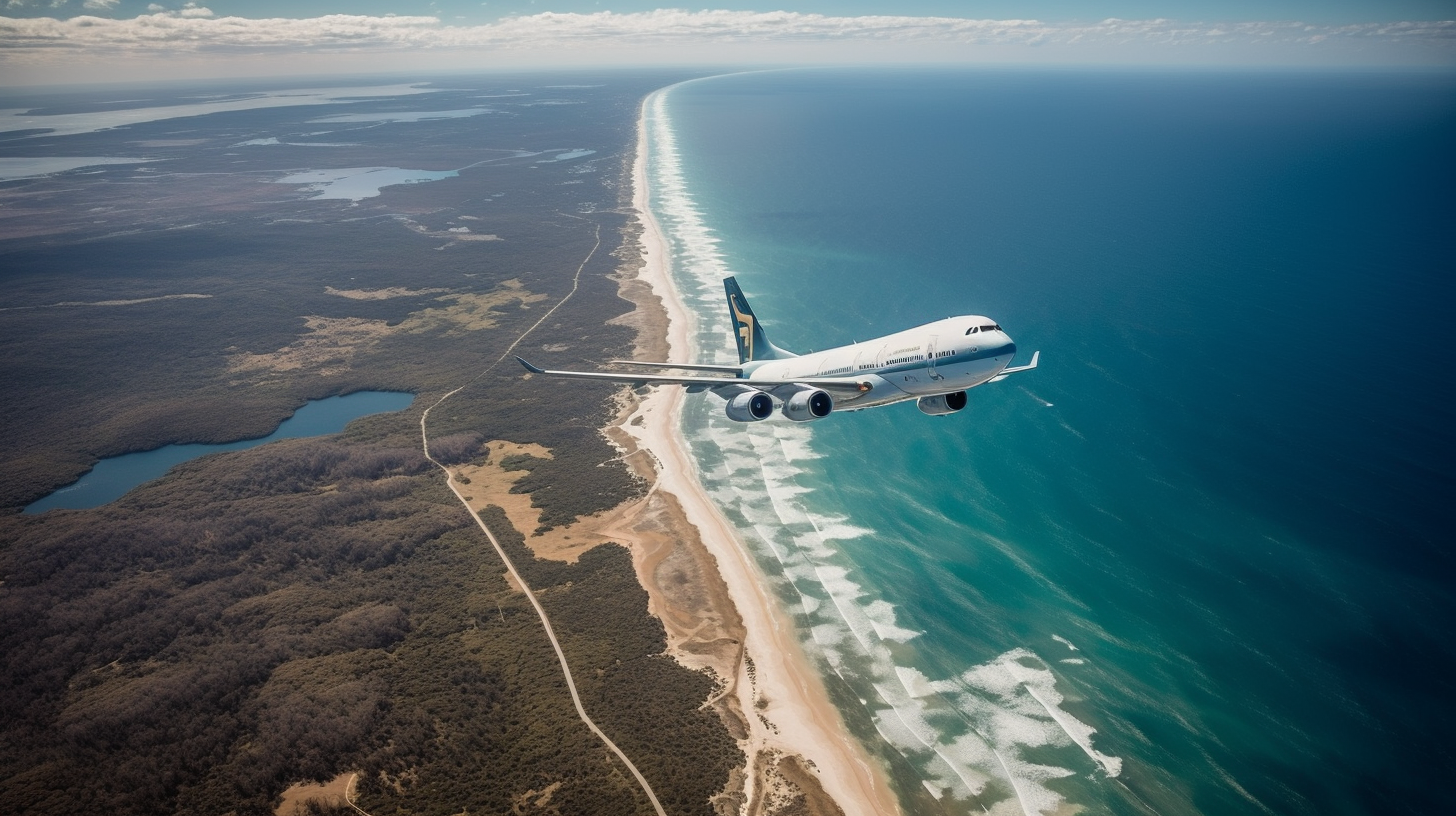 Close-up of airplane loaded with metallic spare parts