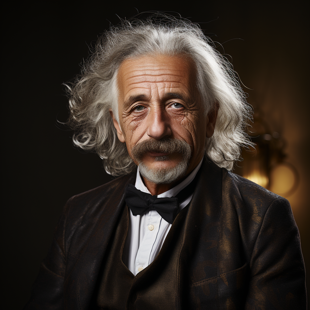 Albert Einstein - Genius Physicist Portrait Photo