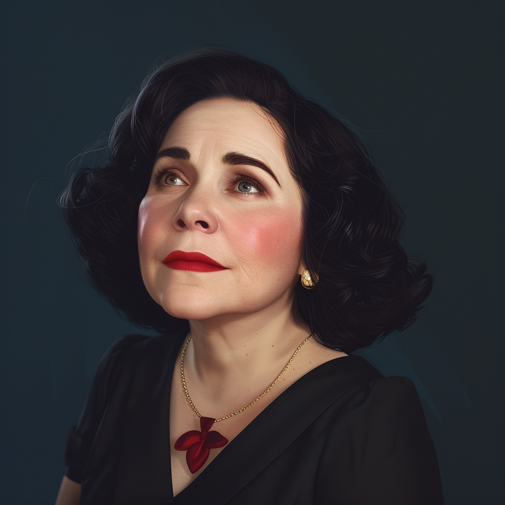 Portrait of Alex Borstein in Vintage Style