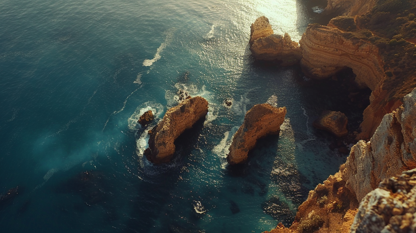 Algarve Coast Bird's-eye View