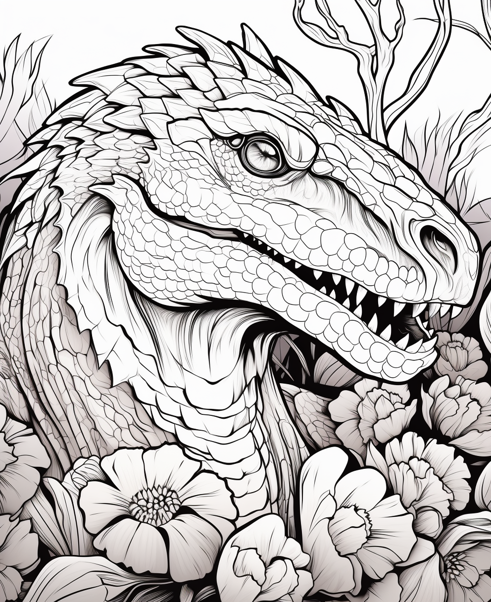 Amplisaurus cartoon coloring page