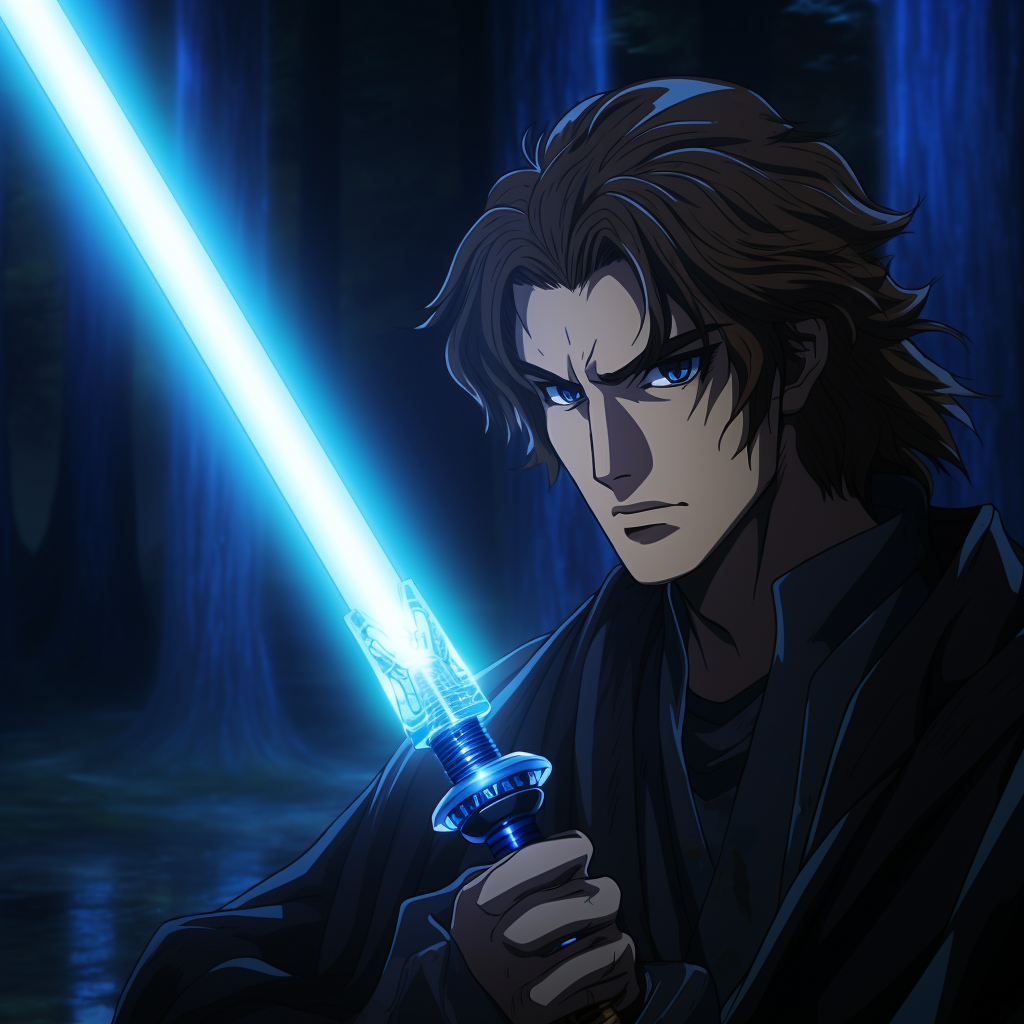 Anakin Skywalker with Long Hair