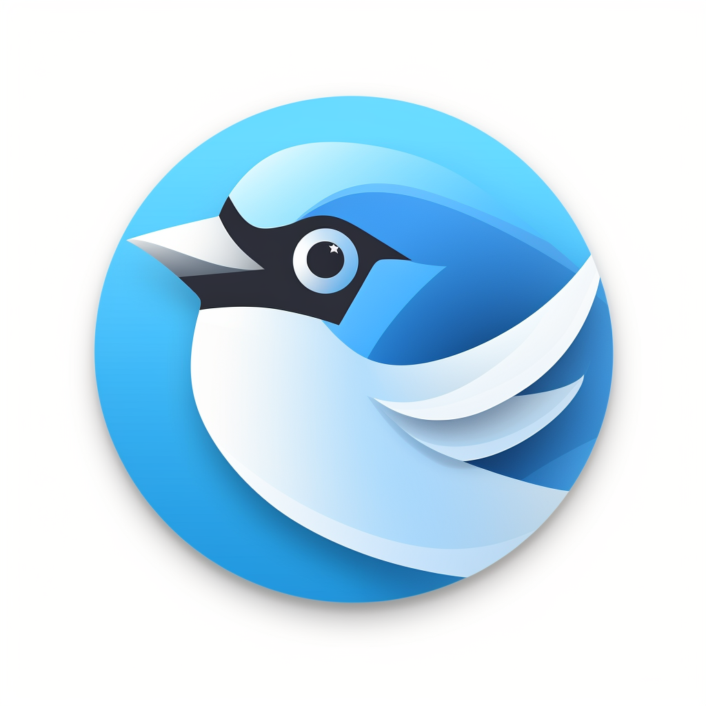 Icon depicting TweetLens analyzing tweets