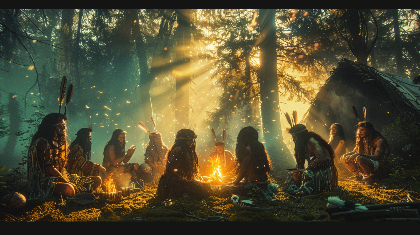 Shamanic Ritual in Ancient Tribe