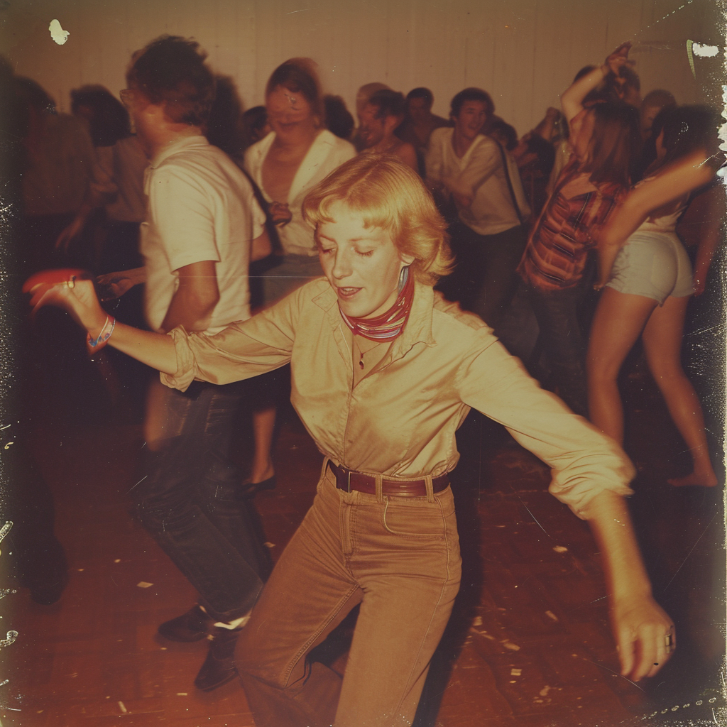 Angela Merkel Breakdancing Contest 1970s