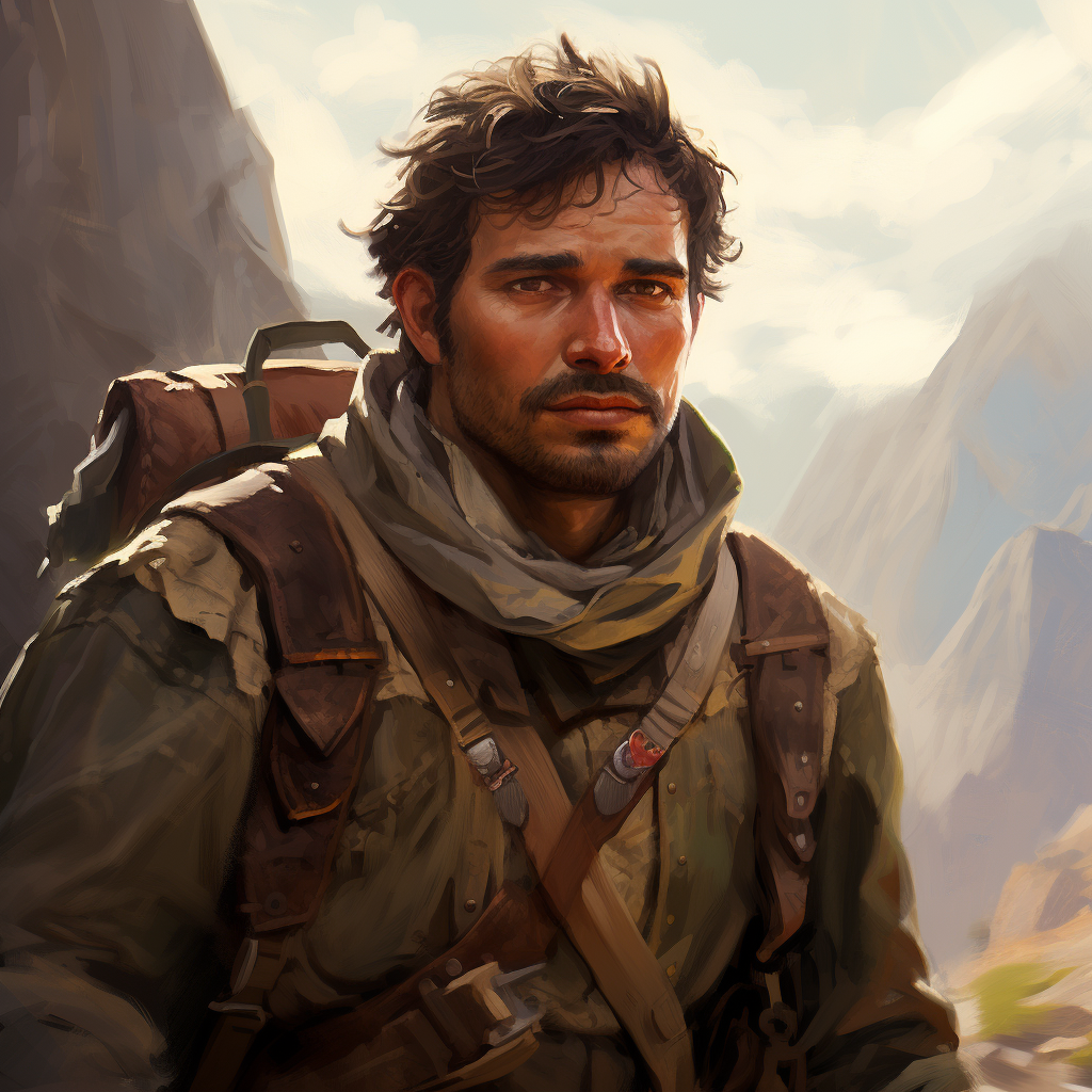 Argentinian Adventurer DnD Portrait Image