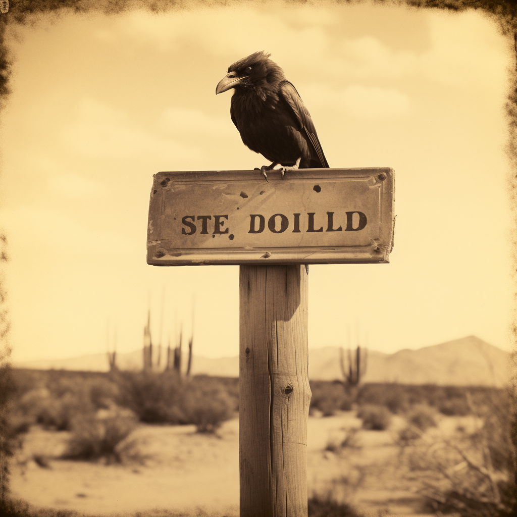 Arizona Sour Landscape with Wildlife