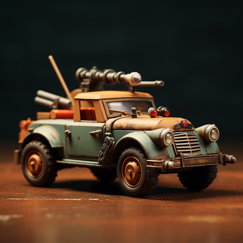 Armed Toy Cars in Action