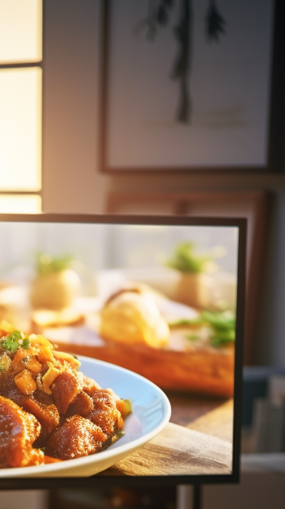 Asian People Enjoying Food at Home