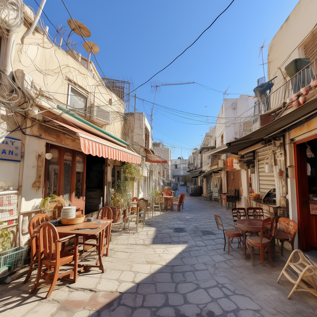 Athens Streets Labyrinth Bazaars