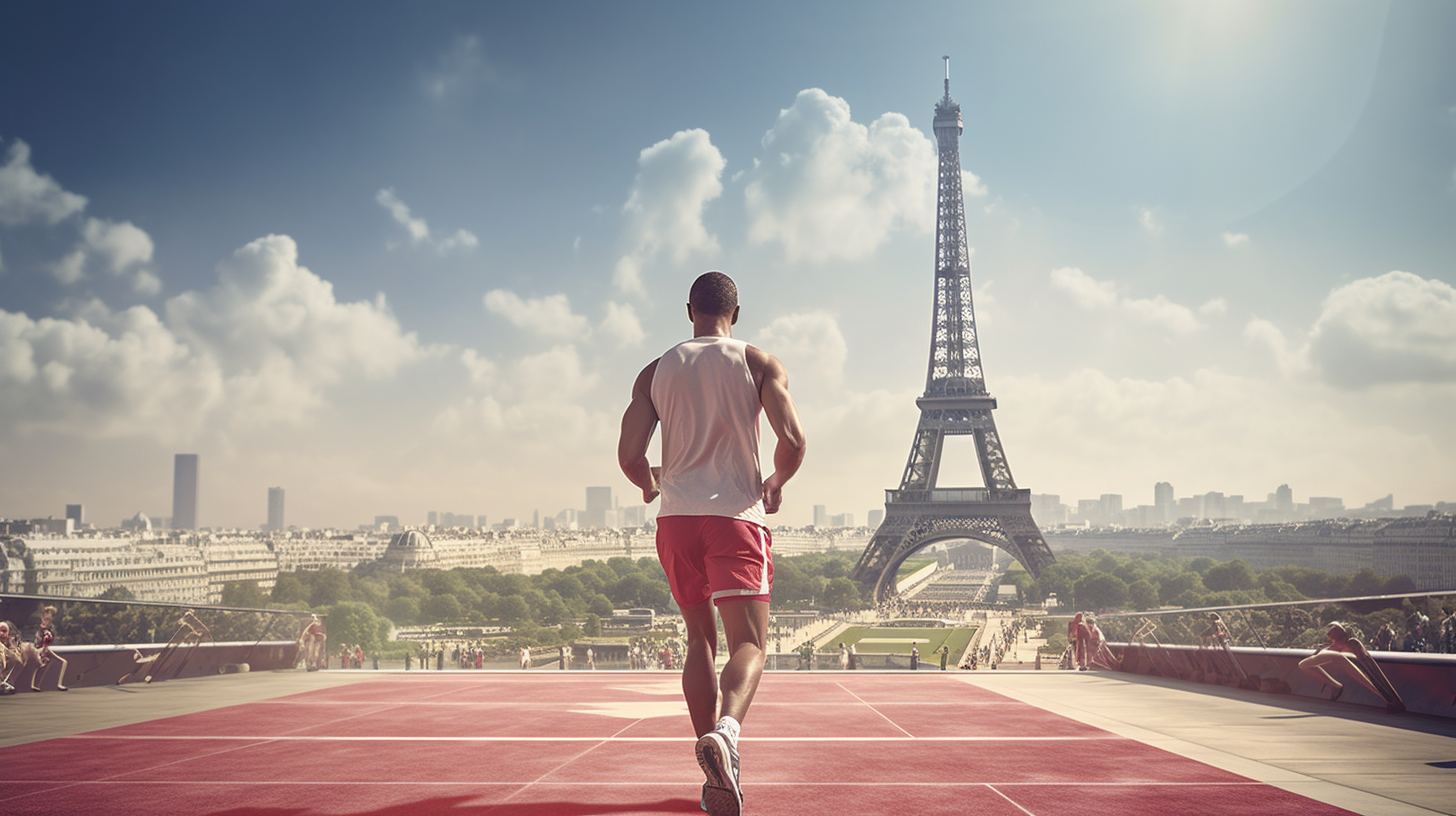 Athletic Stadium and Eifel Tower at OL 2024