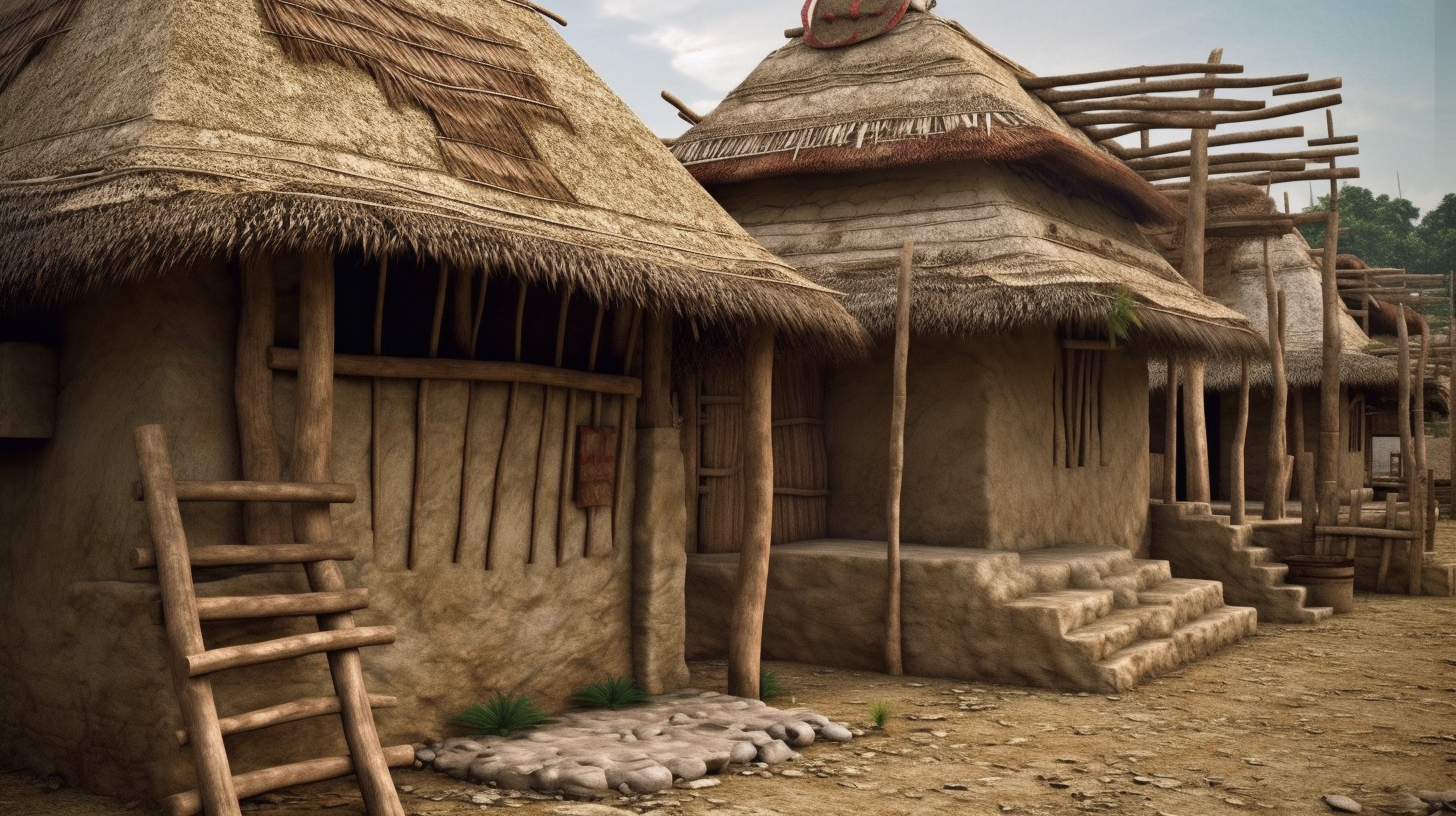 Aztec common houses architecture