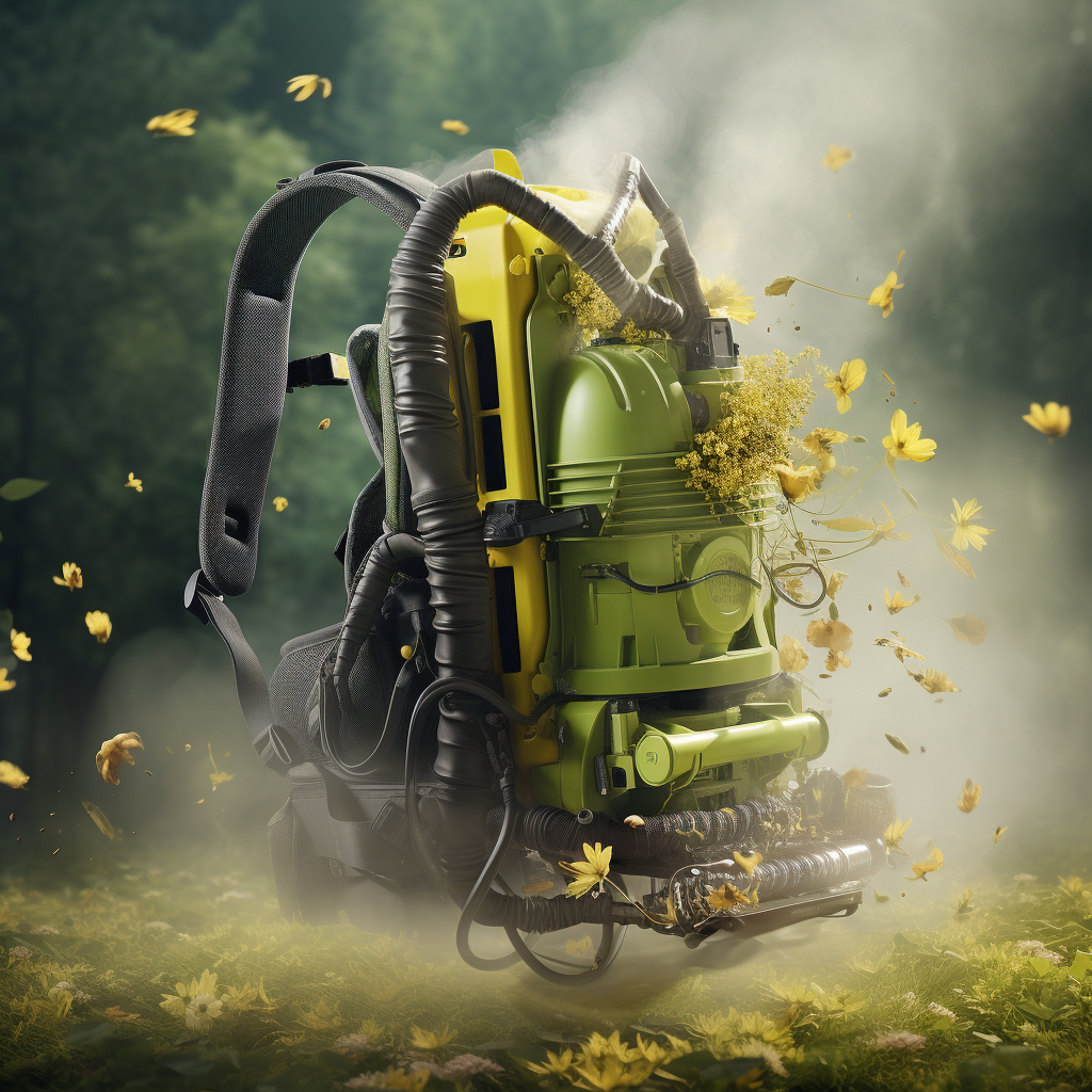 Versatile backpack leaf blower for outdoor cleaning