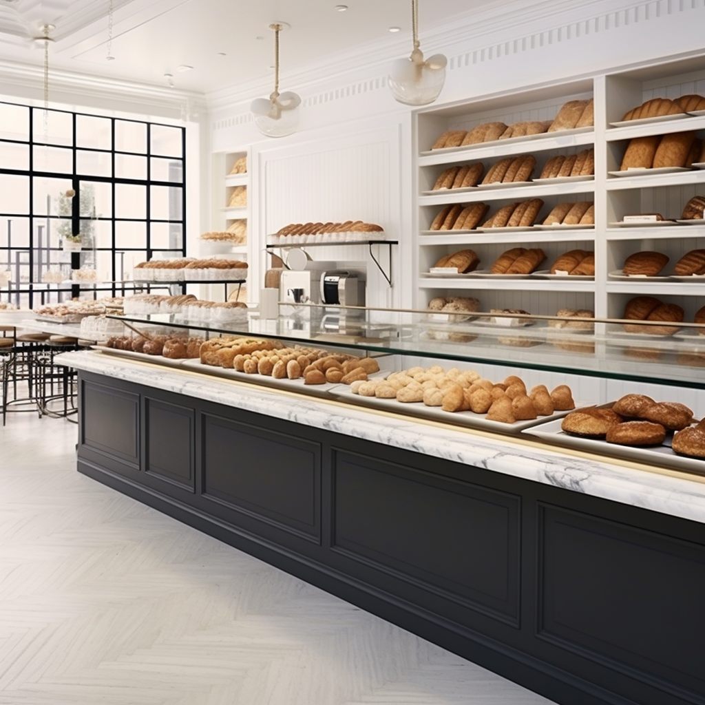 Symmetrical and Minimalist Bakery Treats