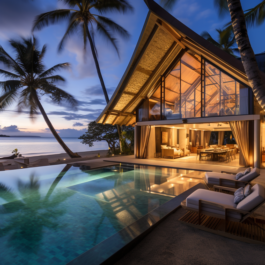 Beachfront Fijian Villa Image