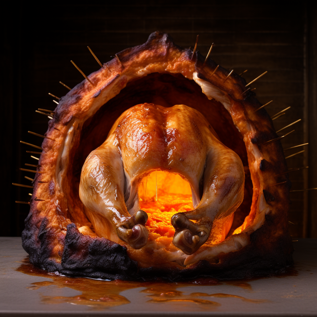 Juicy Smoked Turkey with a Unique Presentation