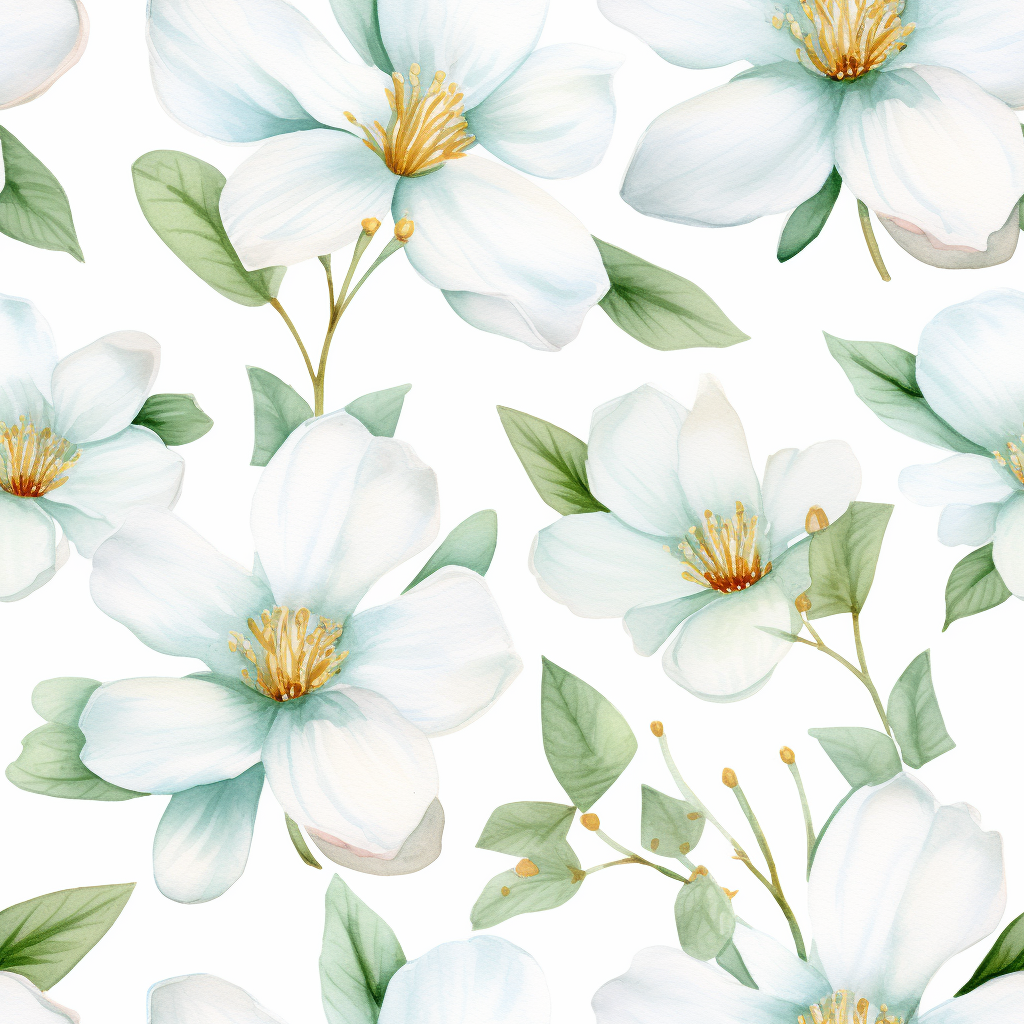 Lovely white flower pattern texture