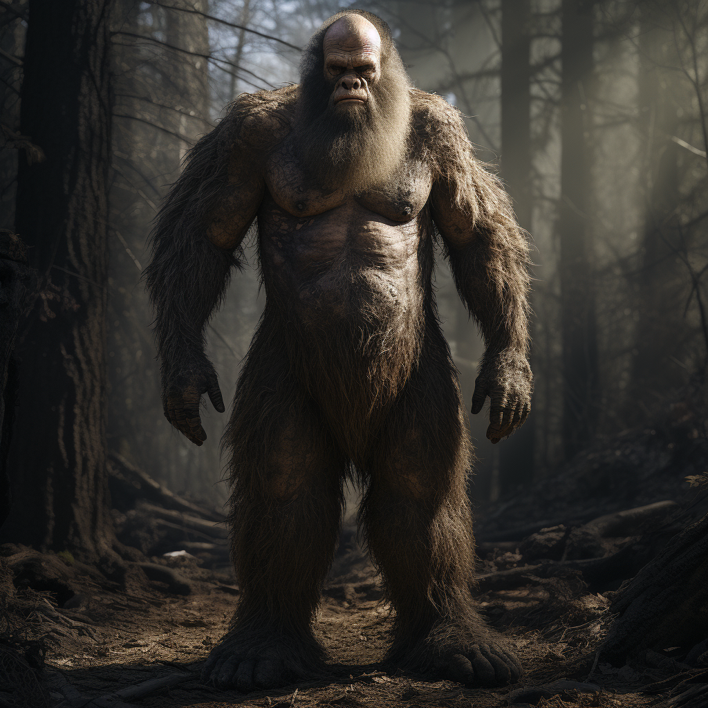 Bald Bigfoot Picture