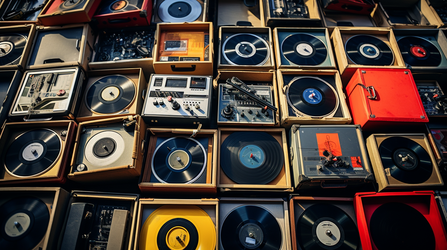 Bin of Funk Vintage Classic DJ Speakers