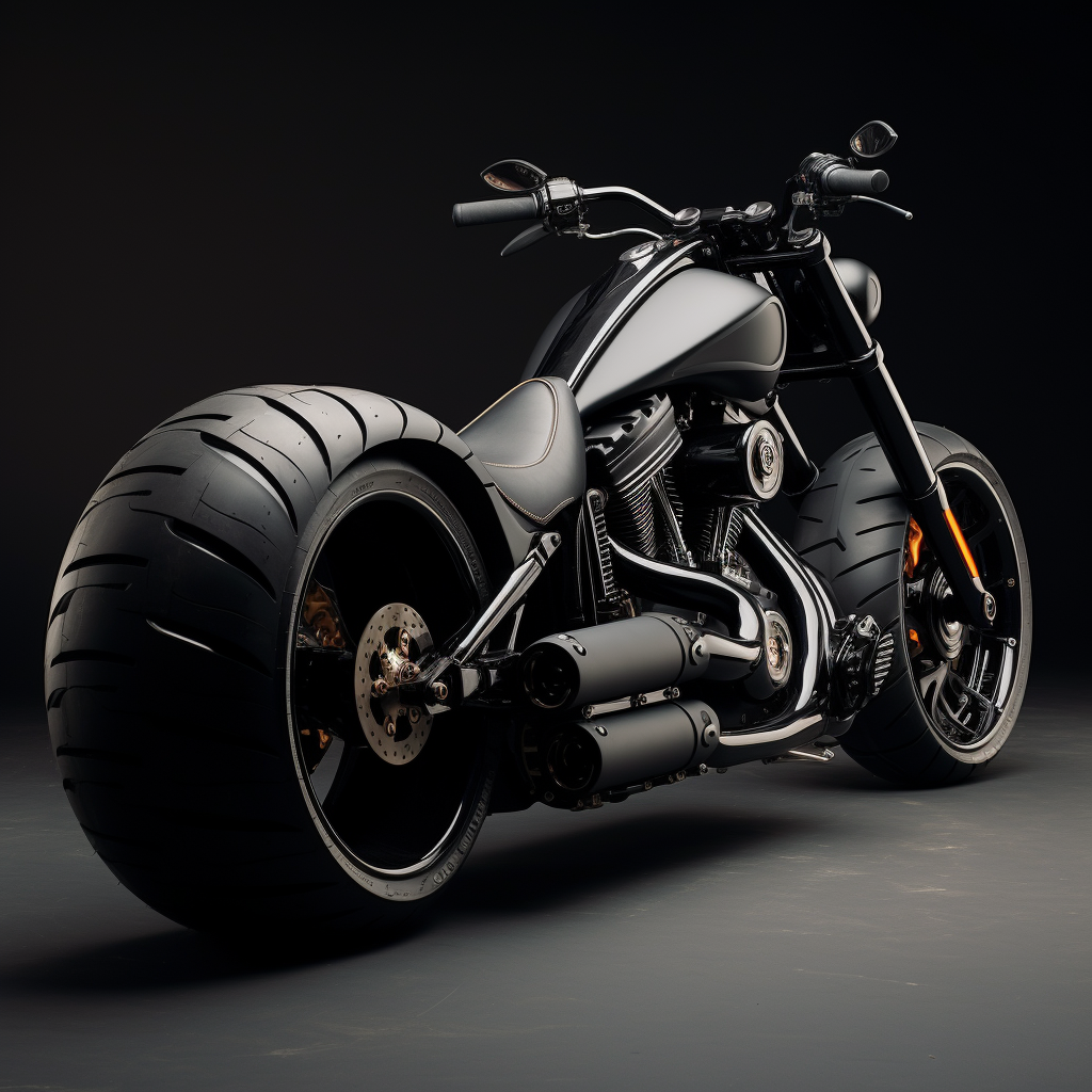 Harley Davidson Black Mass Motorcycle